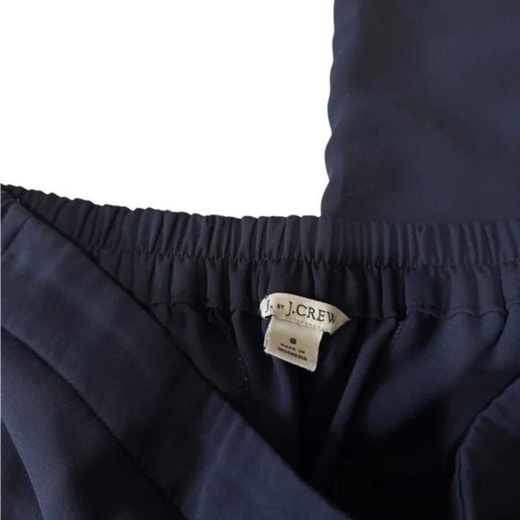 J. By J.Crew Ankle Pants Women's 4T Pull On Tapered Blue Stretch Fabric Casual - Picture 6 of 6